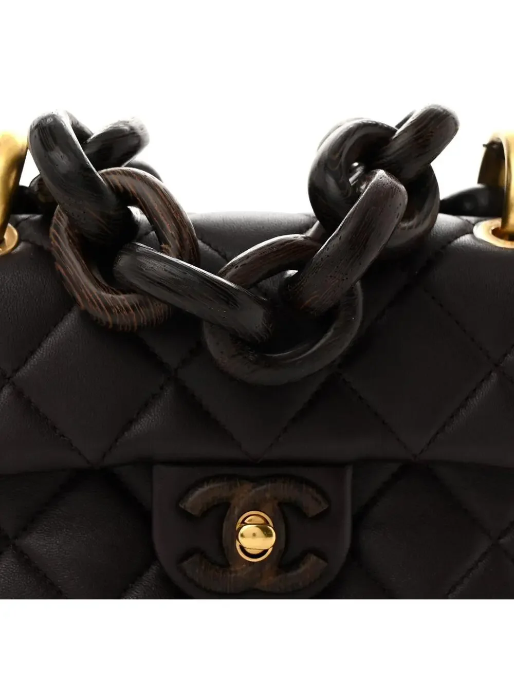 Chanel Lambskin Wenge Quilted Mini #325452C62B